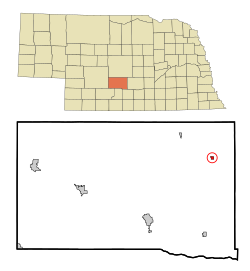 Location of Sumner, Nebraska
