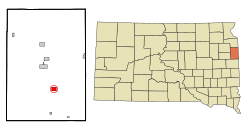 Location in Deuel County and the state of South Dakota