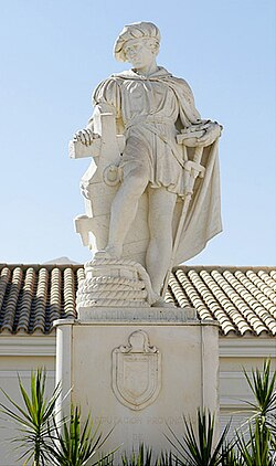 Statue of Pinzón in Palos de la Frontera