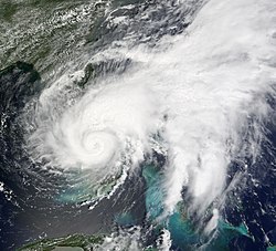 Fya passant sur la Floride le 19 août à 16 h 15 TUC