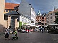 Vue partielle de la rue Fiolstræde.