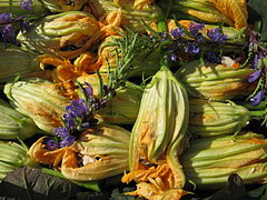 Fleurs de courgette.