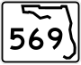 State Road 569 marker
