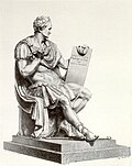 Engraving of Canova's statue of Washington