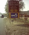 Open Schengen Area border crossing between Germany and the Netherlands