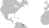 Location map for Guyana and Ireland.