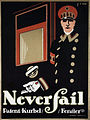 Never fail, 1911