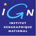 Logotype de l'IGN de 1987 jusqu'au 31 décembre 2011.