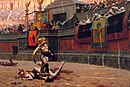 "לא ולא", סוף קרב בין גלדיאטורים, ציור של ז'אן-לאון ז'רום.