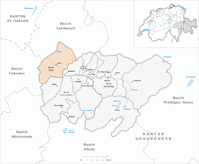 Karta grada Chur