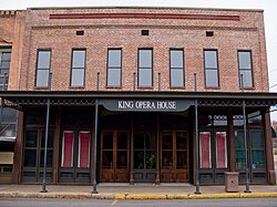 Brick building of Victorian architecture