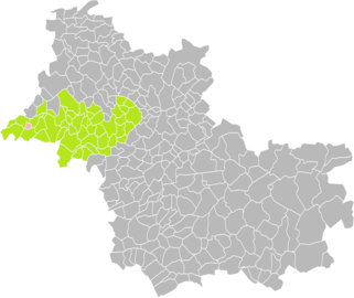Les Essarts dans le canton de Montoire-sur-le-Loir en 2016.