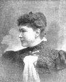 L'actrice et cantatrice Marie Geistinger ; photographie imprimée dans la revue Wiener Bilder, 22 août 1897, p. 5 (Lire en ligne).