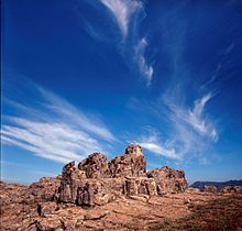 Photographie de l'observatoire mégalithique de Kokino