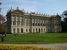 the façade of the Villa Reale
