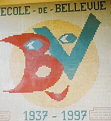 mosaïque de l'école Bellevue