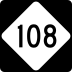 North Carolina Highway 108 marker