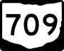 State Route 709 marker