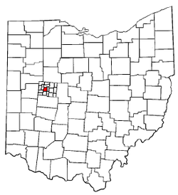 Location of Harrison Township in Ohio