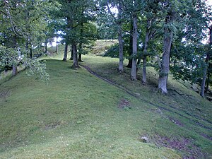 Ingången till Öresten. Motsvarar Dolnsteins teckning.