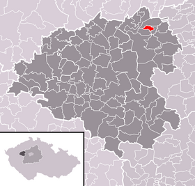 Localisation de Přerubenice