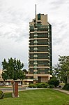 Price Tower in Bartlesville, Oklahoma 1956.