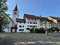 Viewed from the merging of the Unterburg (lower castle) and the Oberburg (upper castle) on the church's southern side