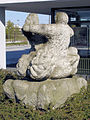 Sandsteinskulptur Stadthalle Rostock