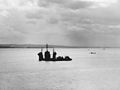 Small Auxiliary Floating Dry Dock, repairing submarine chaser PC-1121 at Seeadler Harbor in September 1944