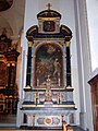 Seitenaltar rechts mit Hl. Sebastian