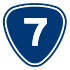 Provincial Highway 7 shield}}