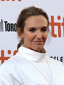 Cropped pic of Toni Collette at Knives Out's Toronto International Film Festival premiere