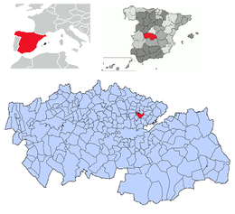 Villaluenga de la Sagra – Mappa