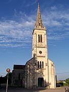 Façade sud-ouest de l'église Notre-Dame