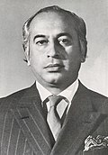 Zulfikar Ali Bhutto en 1971.