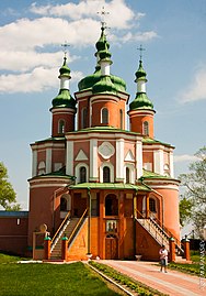 Peter and Paul Church of the Hustynia Monastery in Chernihiv Oblast. 1693