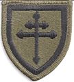 Shoulder Sleeve Insignia (subdued) of the then 79th Army Reserve Command worn by Soldiers of the 1079th USAR Garrison