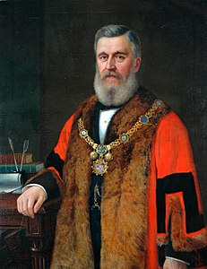 Mayor Richard Ellis, c.1887