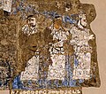 Image 22Ambassadors from Chaganian (central figure, inscription of the neck), and Chach (modern Tashkent) to king Varkhuman of Samarkand. 648-651 CE, Afrasiyab murals, Samarkand. (from Tashkent)