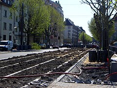 Chantier du terminus Aristide Briand en 2007