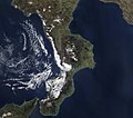 La Calabria vista dal satellite