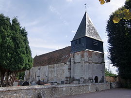 The church in Caumont