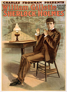 Sherlock Holmes poster, by the Metropolitan Printing Co. (edited by Nagualdesign)
