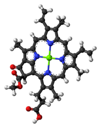 Molécula de clorofila c2