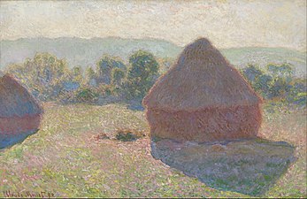 Claude Monet, Meules, milieu du jour (Haystacks, midday), 1890