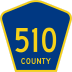 County Route 510 marker