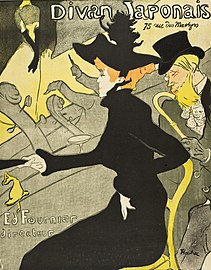 Divan Japonais lithograph by Henri de Toulouse-Lautrec (1892–93)