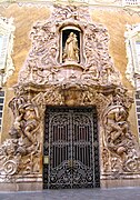 Porte du Palais du Marqués de Dos Aguas, par Ignacio Vergara et Hipólito Rovira, Valence, vers 1740.