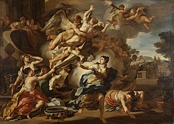 The Abduction of Orithyia by Francesco Solimena (circa 1730)