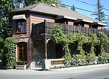 Facade of The French Laundry restaurant